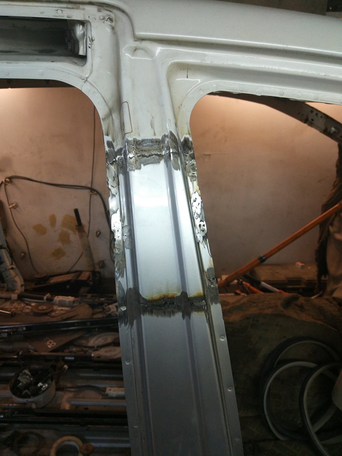 Меняем панель крыши w124