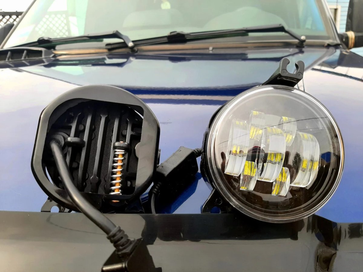 Диодные ПТФ на УАЗ Патриот 2014