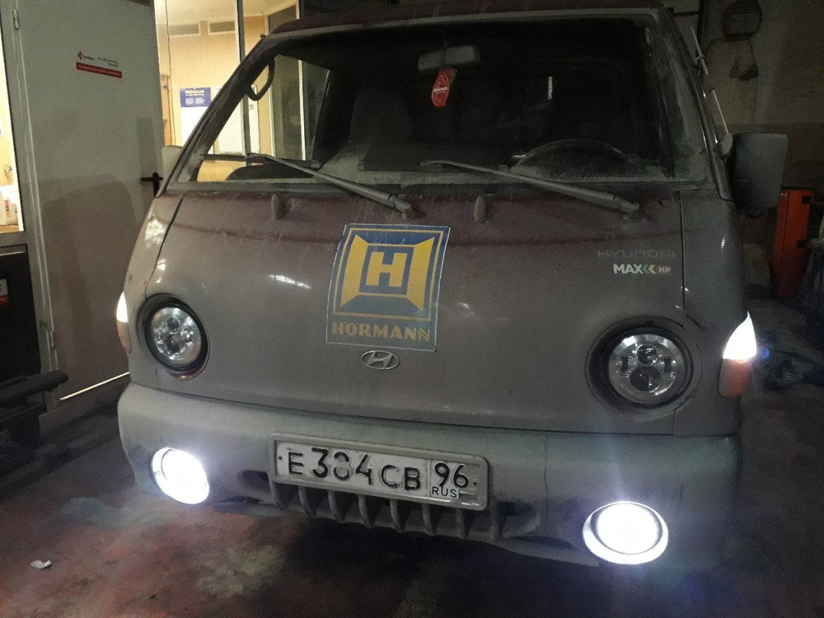 Светодиодные фары Hyundai Porter 2