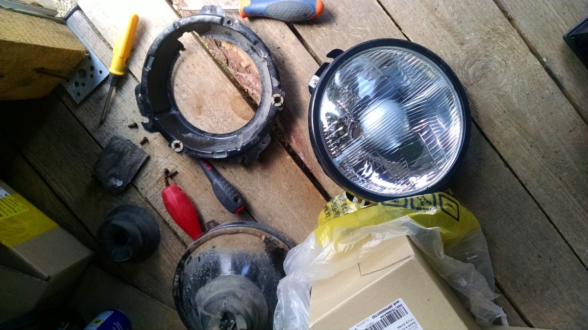 Стекло фары Портер 1