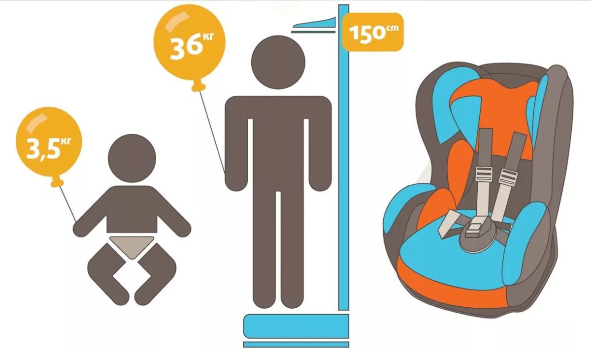 Автокресло рисунок