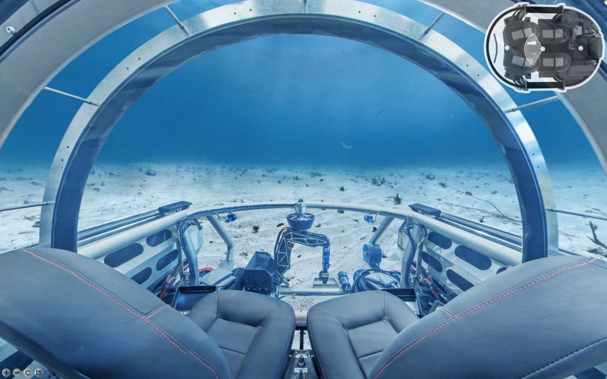 Кабина Батискаф изнутри