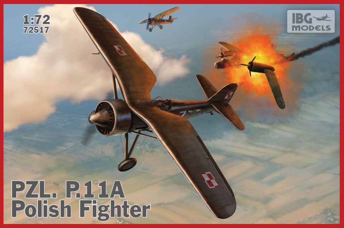 IBG models 72519 PZL P.11c Polish Fighter (3x Camo) 1/72