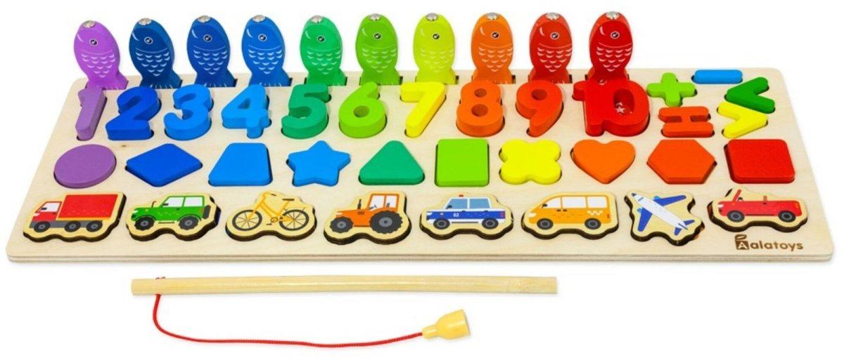 Пазлы-сортер магнитная рыбалка пзл56