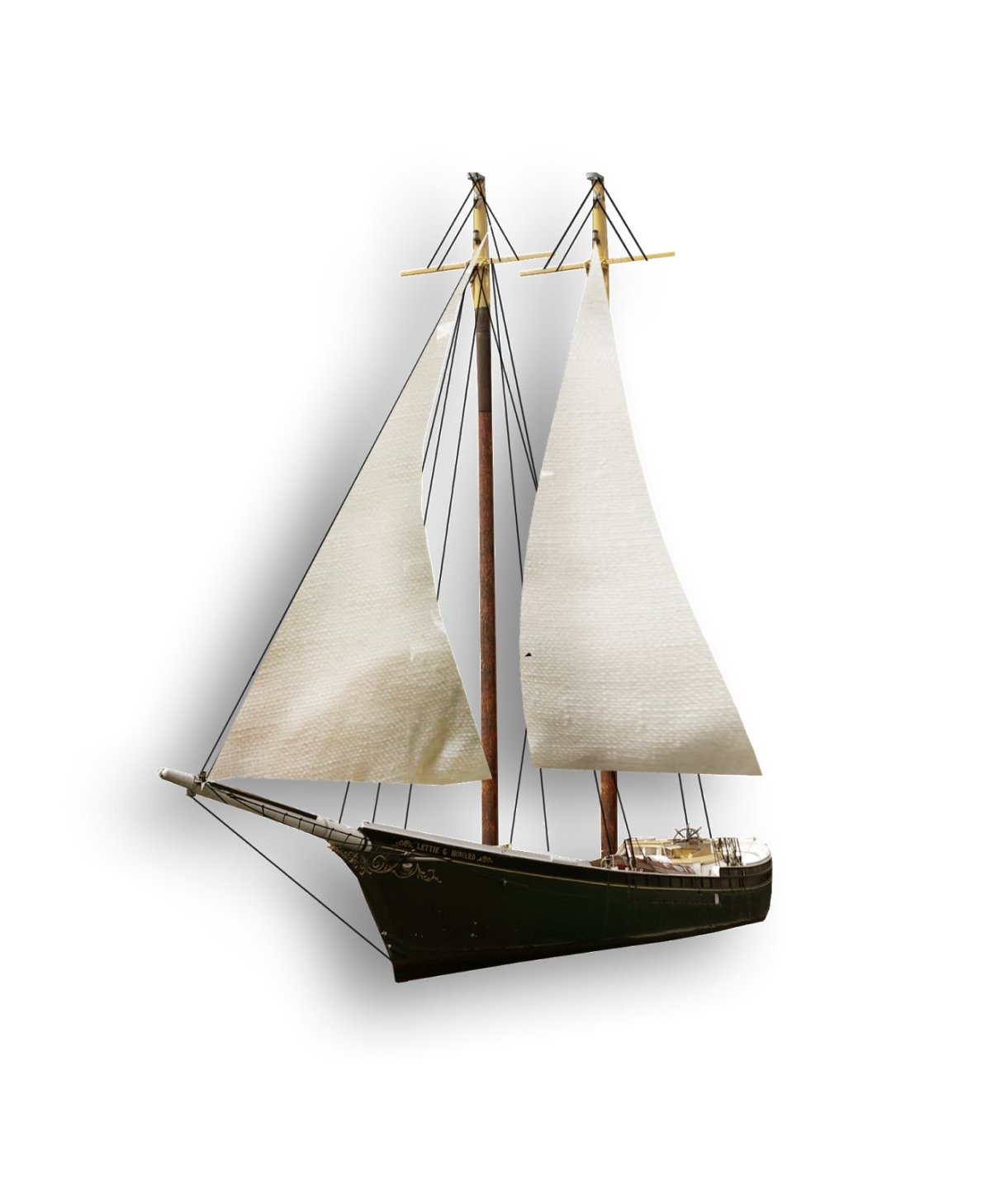 Парусник на белом фоне