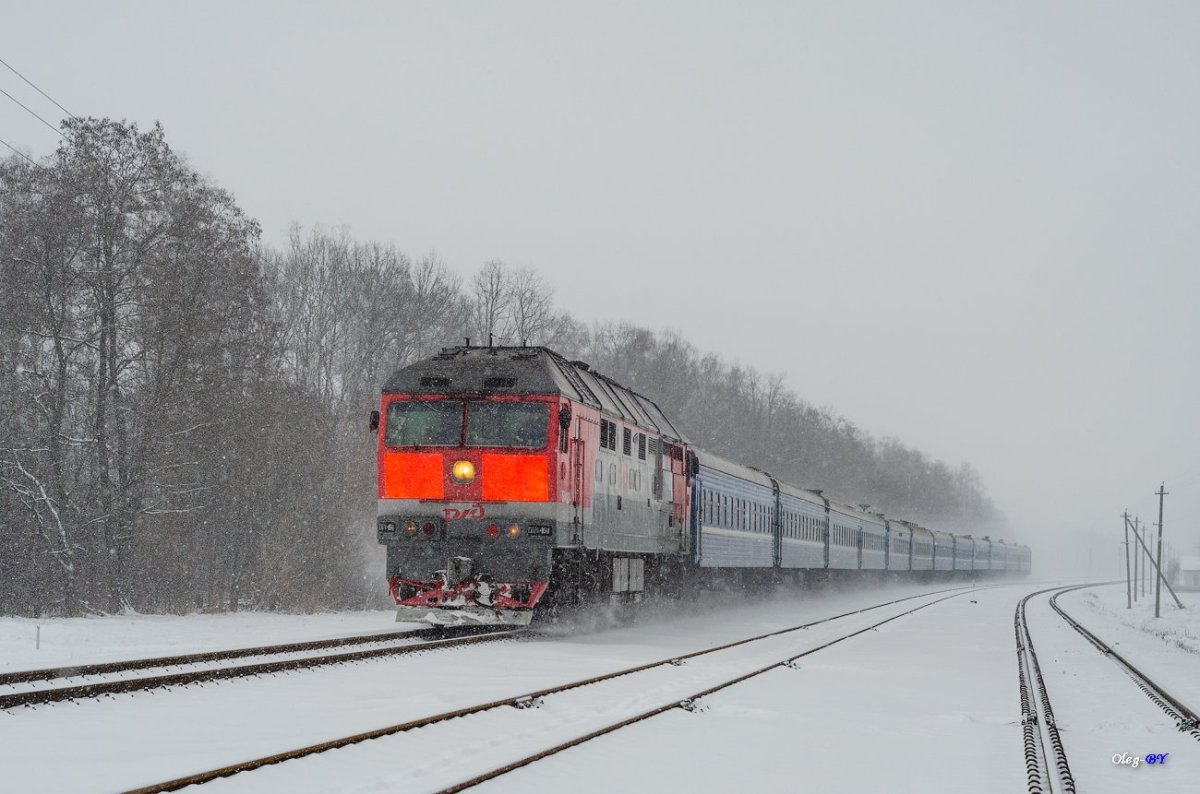Маршрут поезда 301 Адлер-Минск