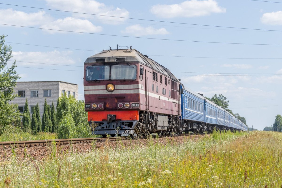 Станции поезда 545