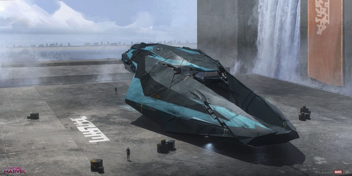 Квинджет Марвел корабль