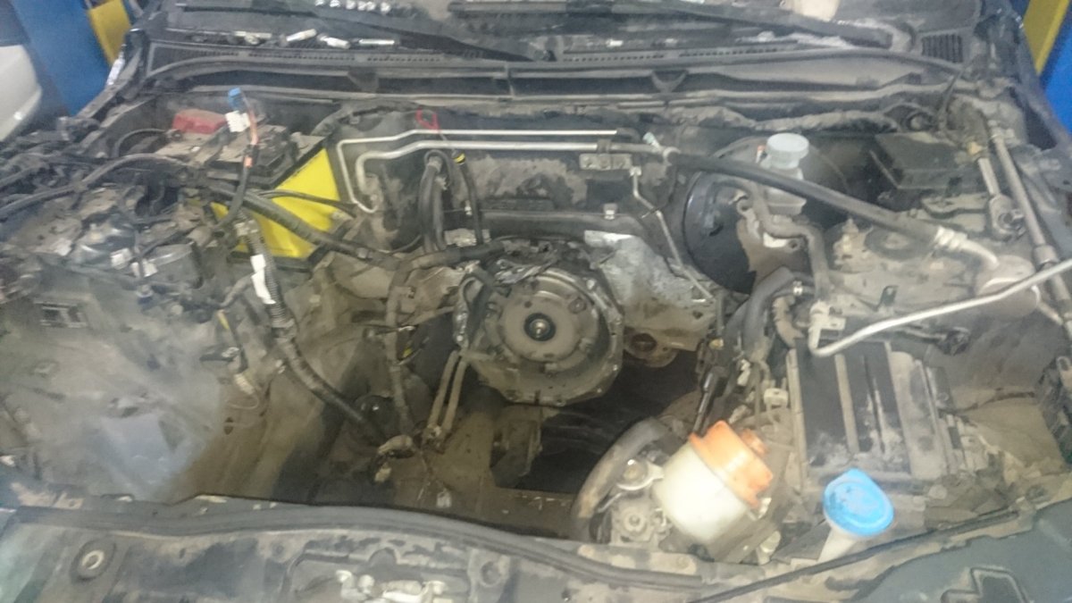 Снятие двигателя Витара 2,0