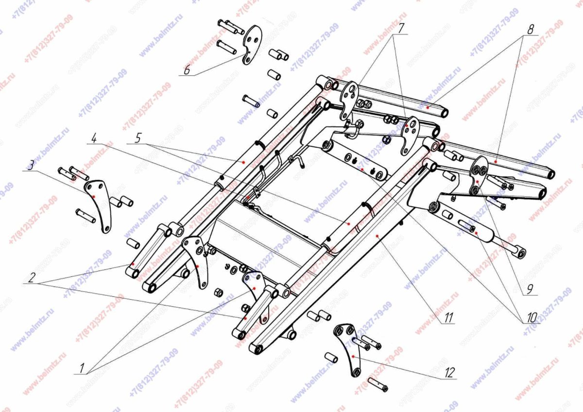 БЗ-02.00.200 подвеска универсал 800r