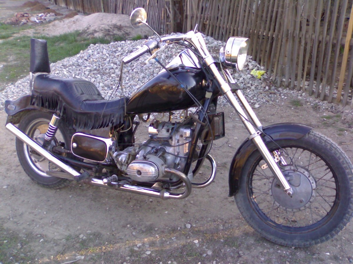 Мотоцикл Урал под Харлей