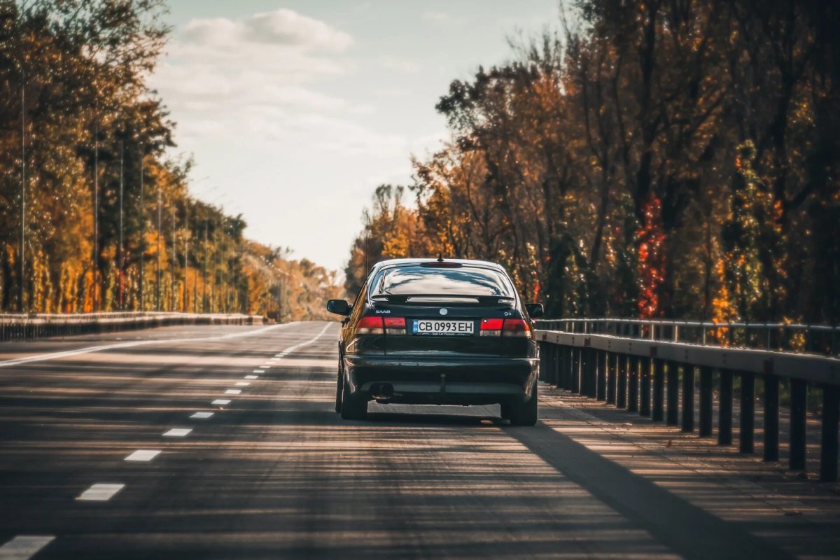 Subaru Impreza WRX STI ночью