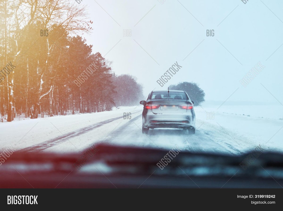 Фото безопасная зимняя дорога