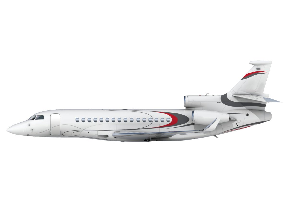 Dassault Falcon 10x самолет планы