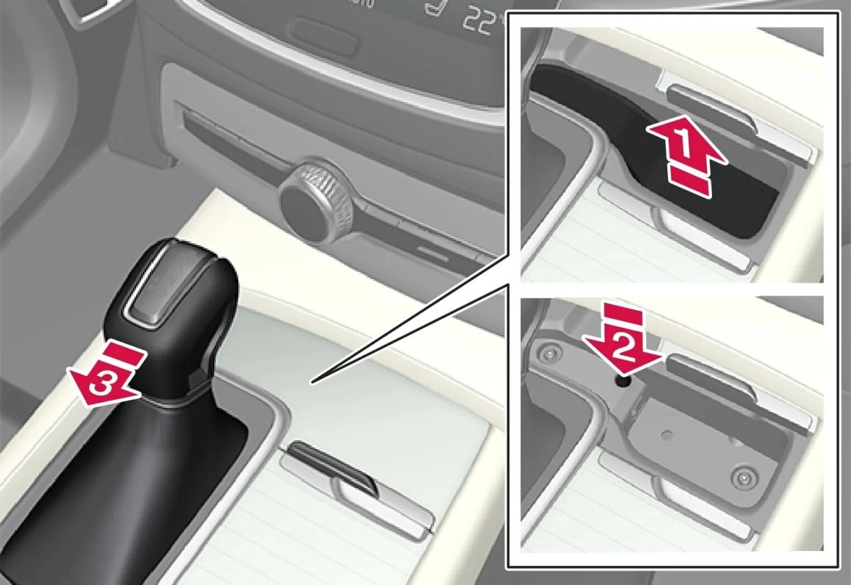 Рычаг переключения передач xc60