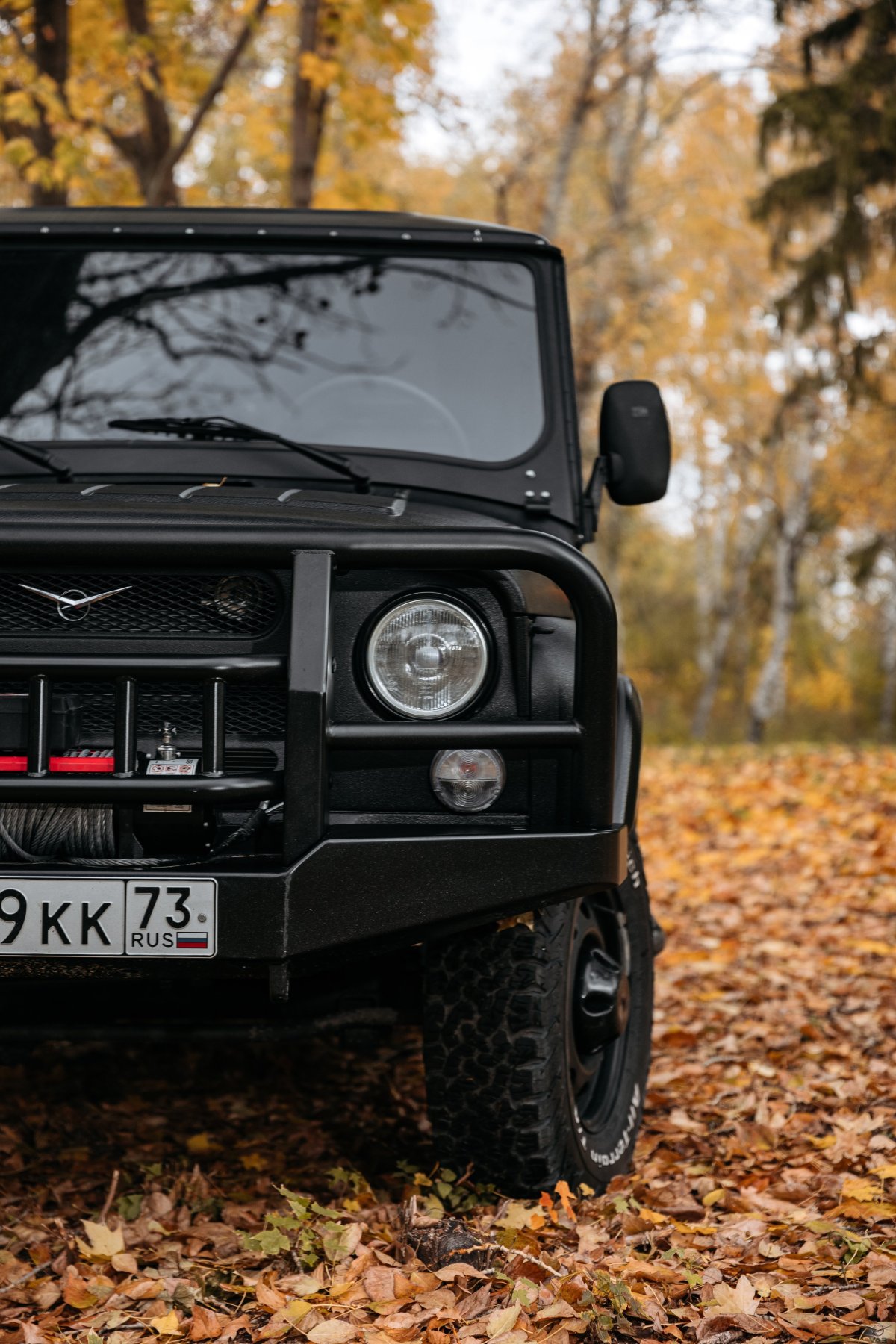 Силовой бампер на УАЗ Хантер