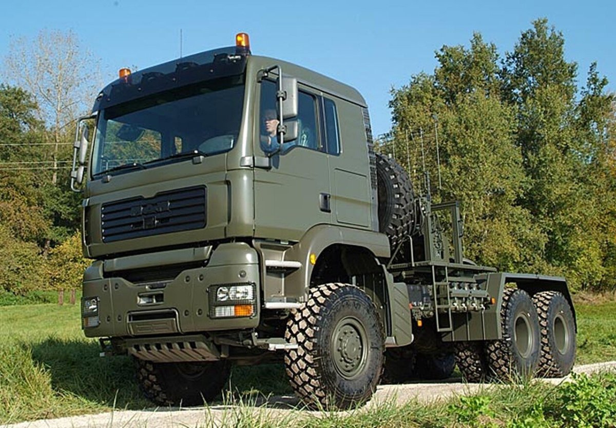Man 6x6 военный тягач