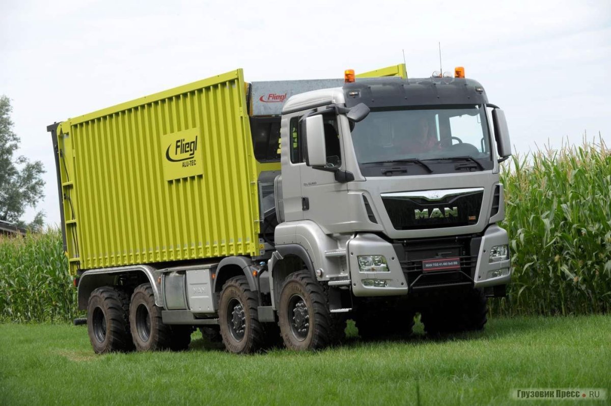 Ман ТГС 41 480 8х8 самосвал