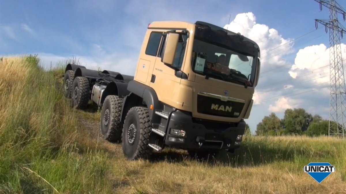 Man TGS 8x8 шасси