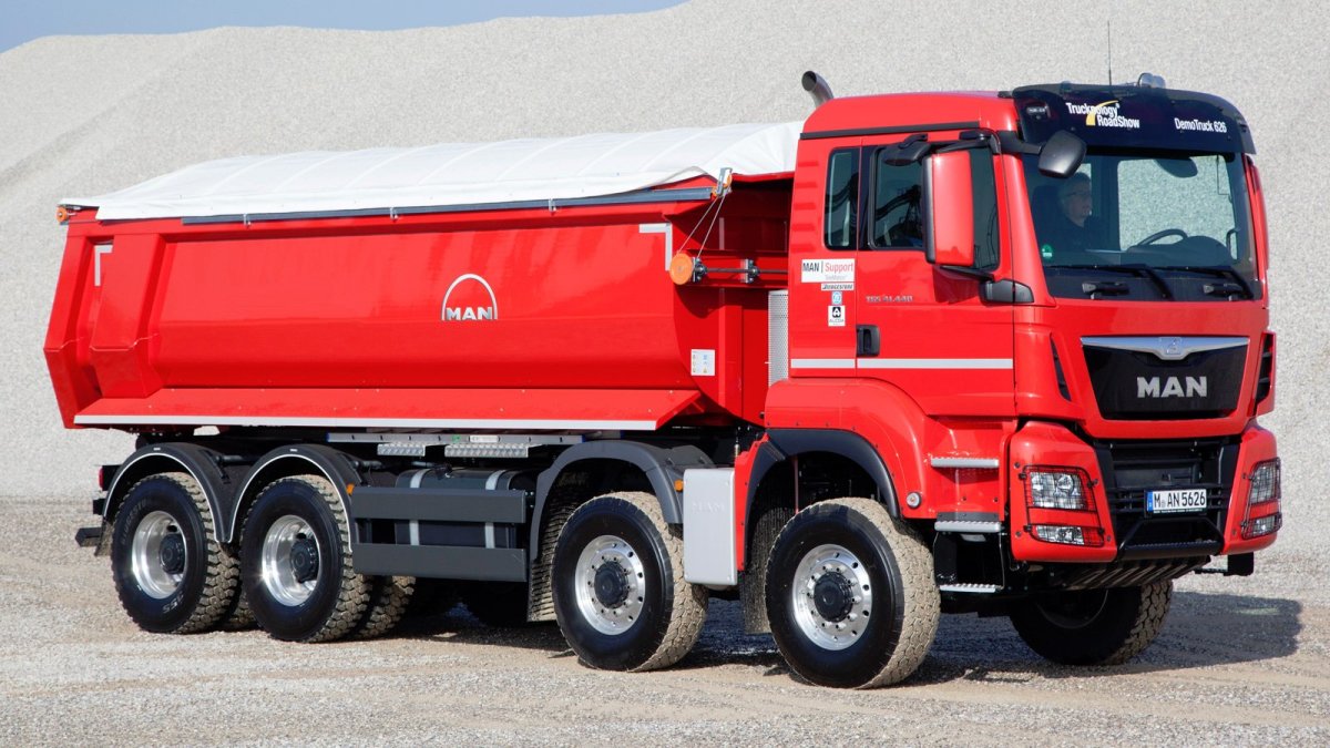Man TGS 8x4 самосвал