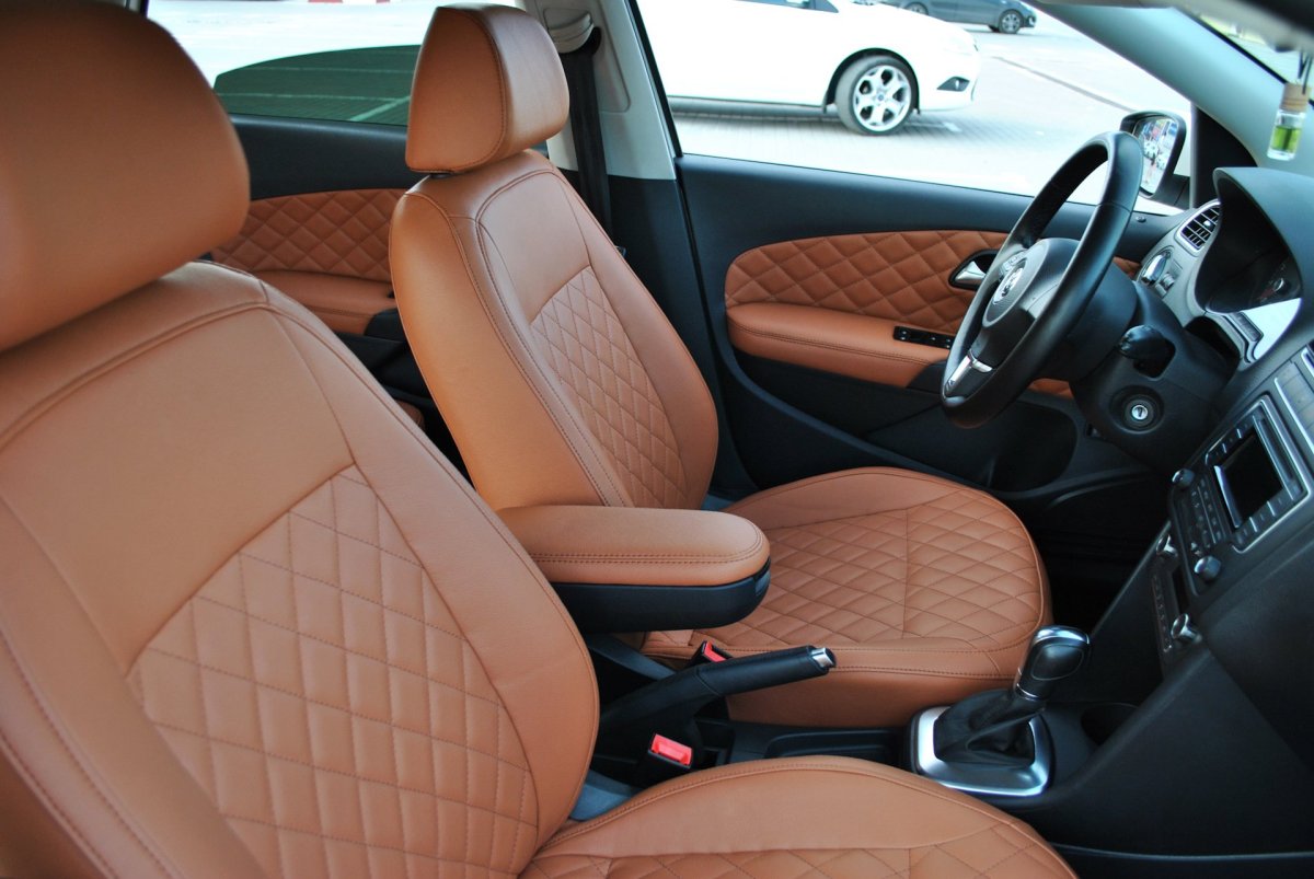 Перетяжка салона Фольксваген поло седан