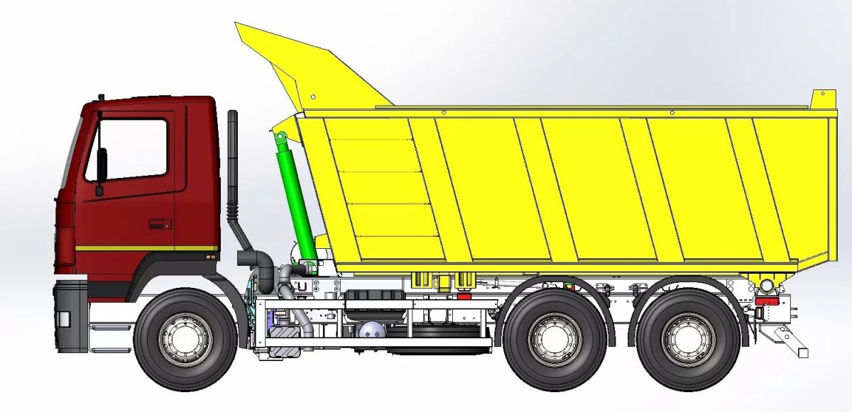 Габариты МАЗ 6501 самосвал