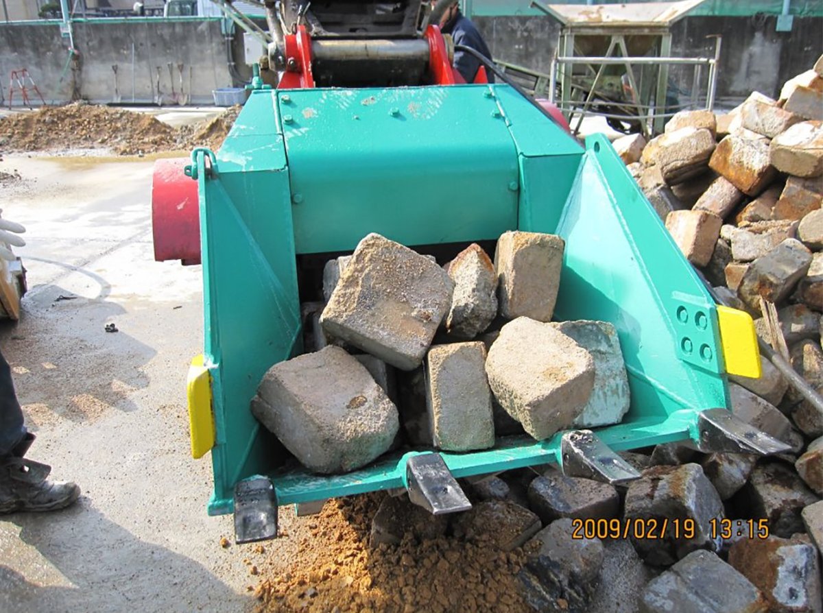 Дробилка шредер для бетона