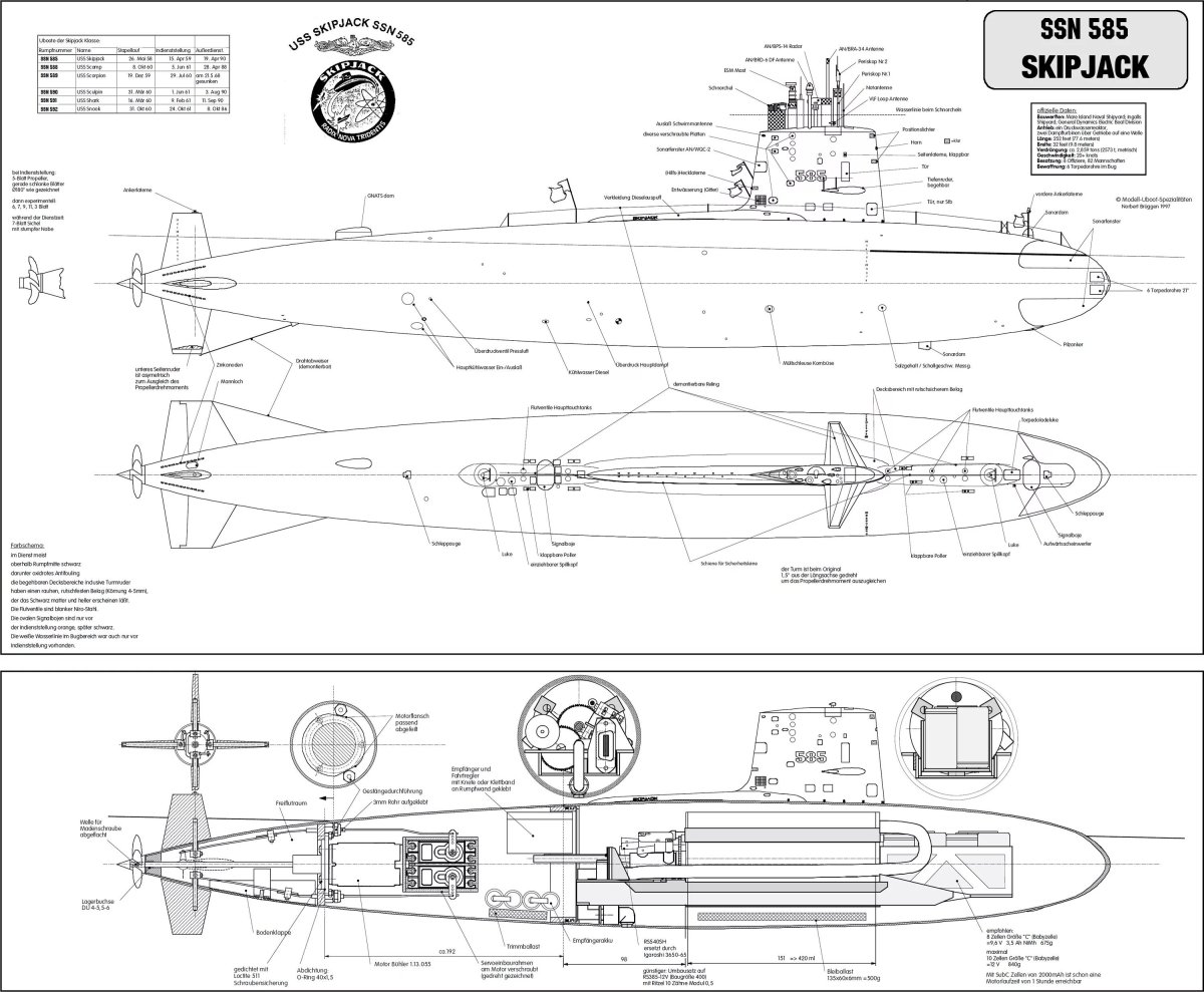 АПЛ Наутилус чертежи