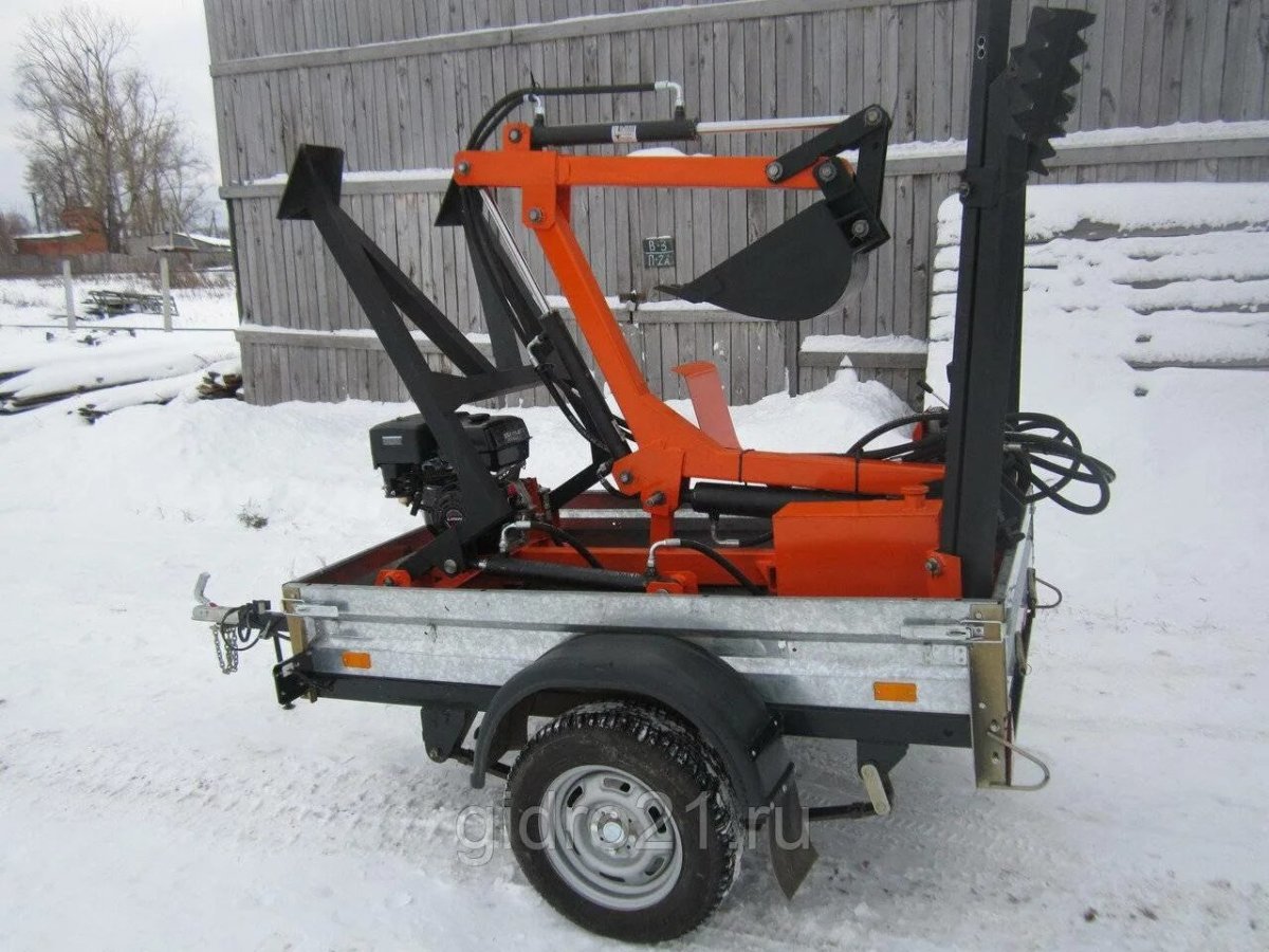 Мини экскаватор прицепной ti-ex15