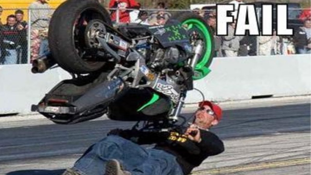 Сумасшедший на мотоцикле