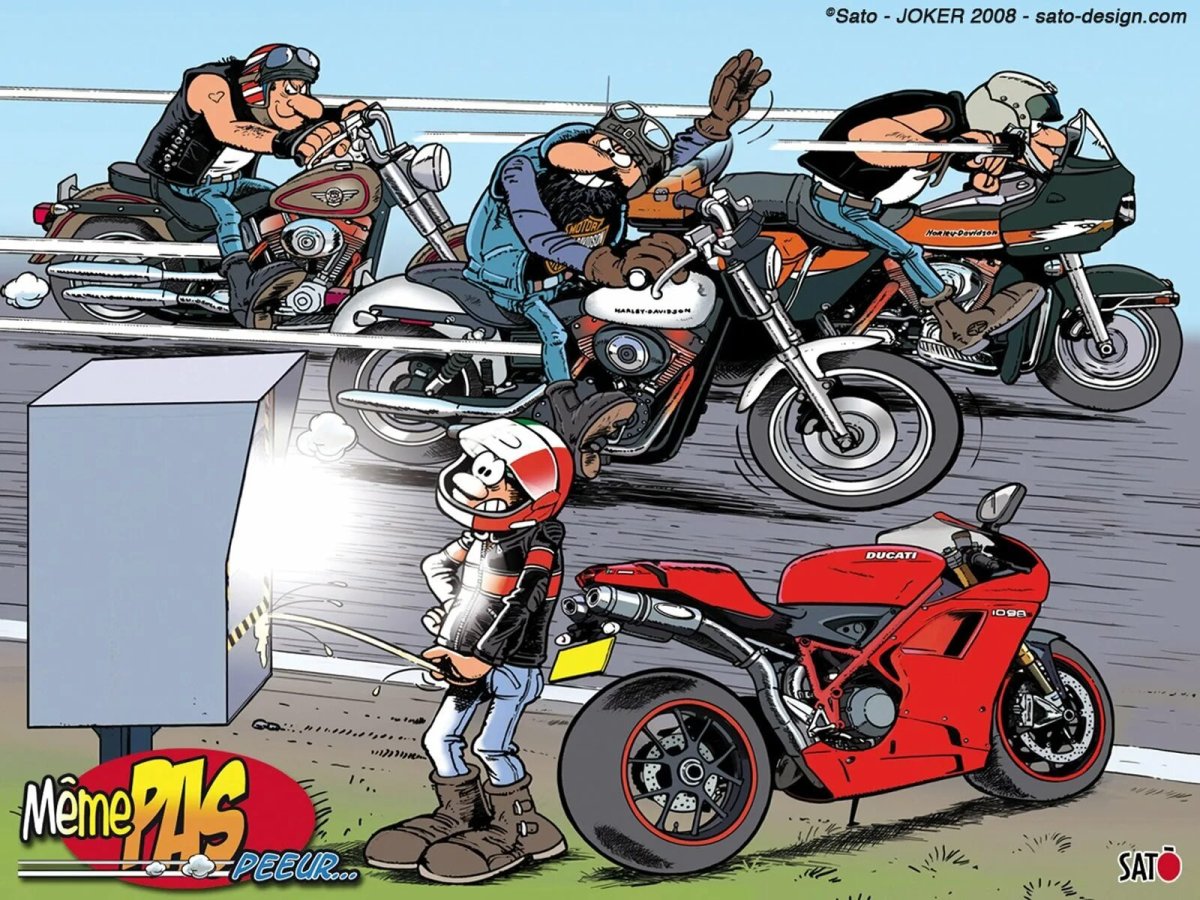 Комиксы про байкеров