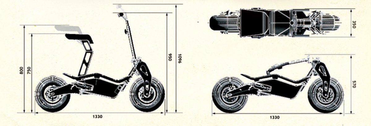 Электросамокат Velocifero Mad 1300w