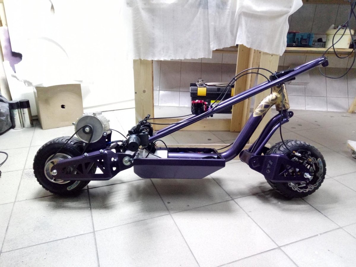 Квадроцикл из гироскутера