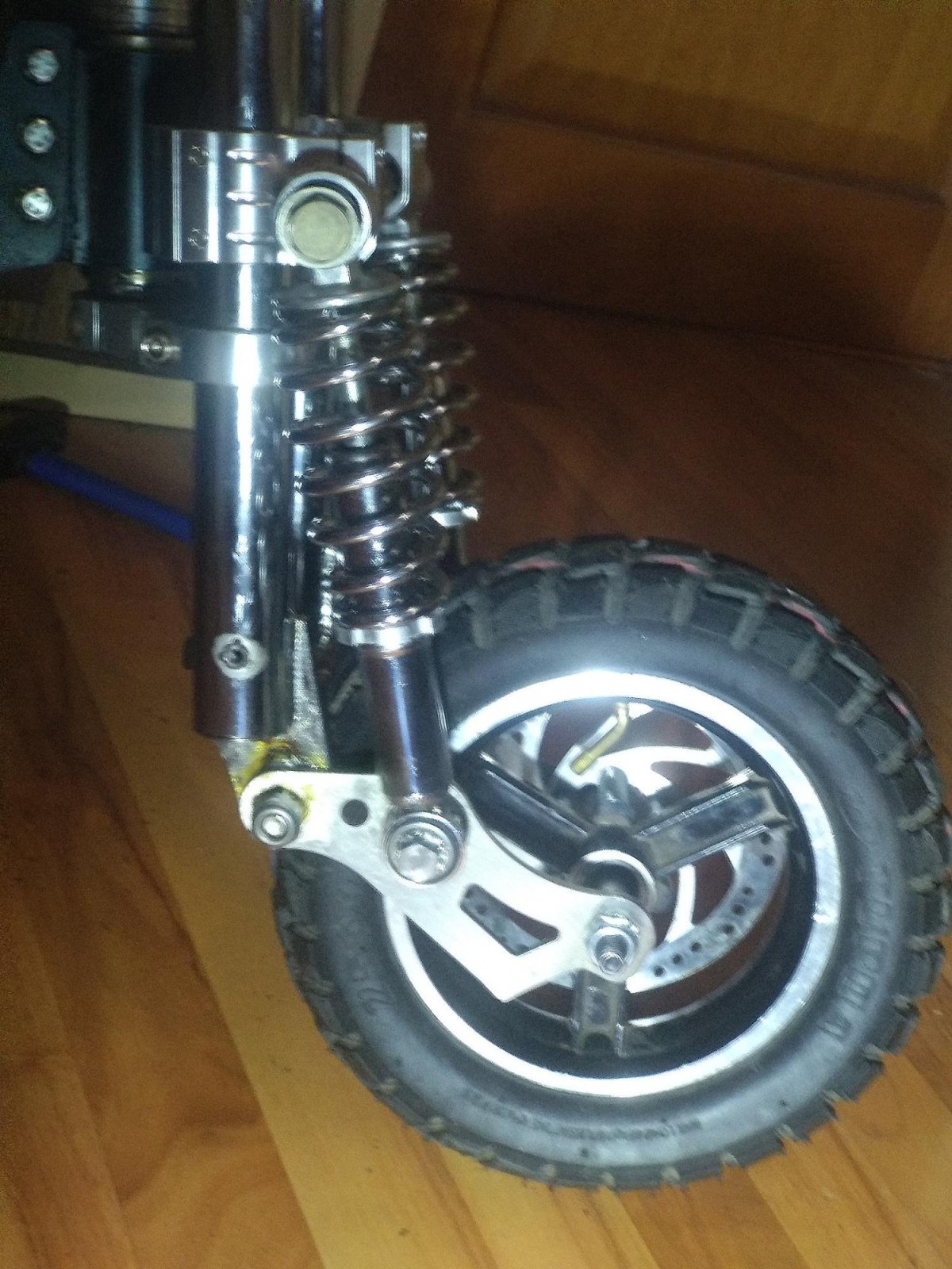 Передняя вилка для электро самаката гидравлическая 10 дюймов