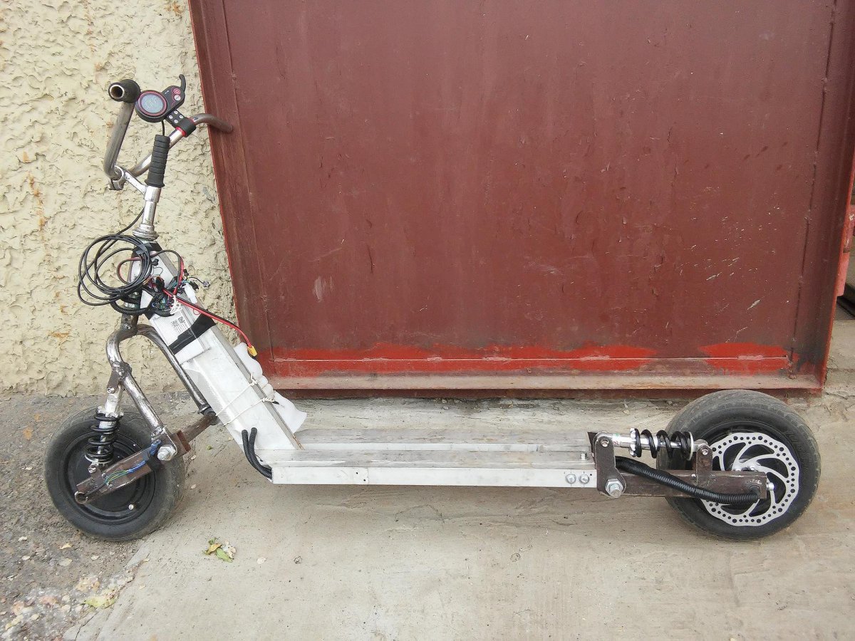 Передняя маятниковая подвеска электросамоката куго м4 про