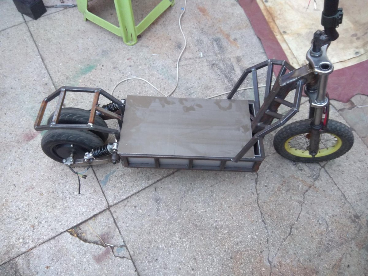 Самодельный электросамокат