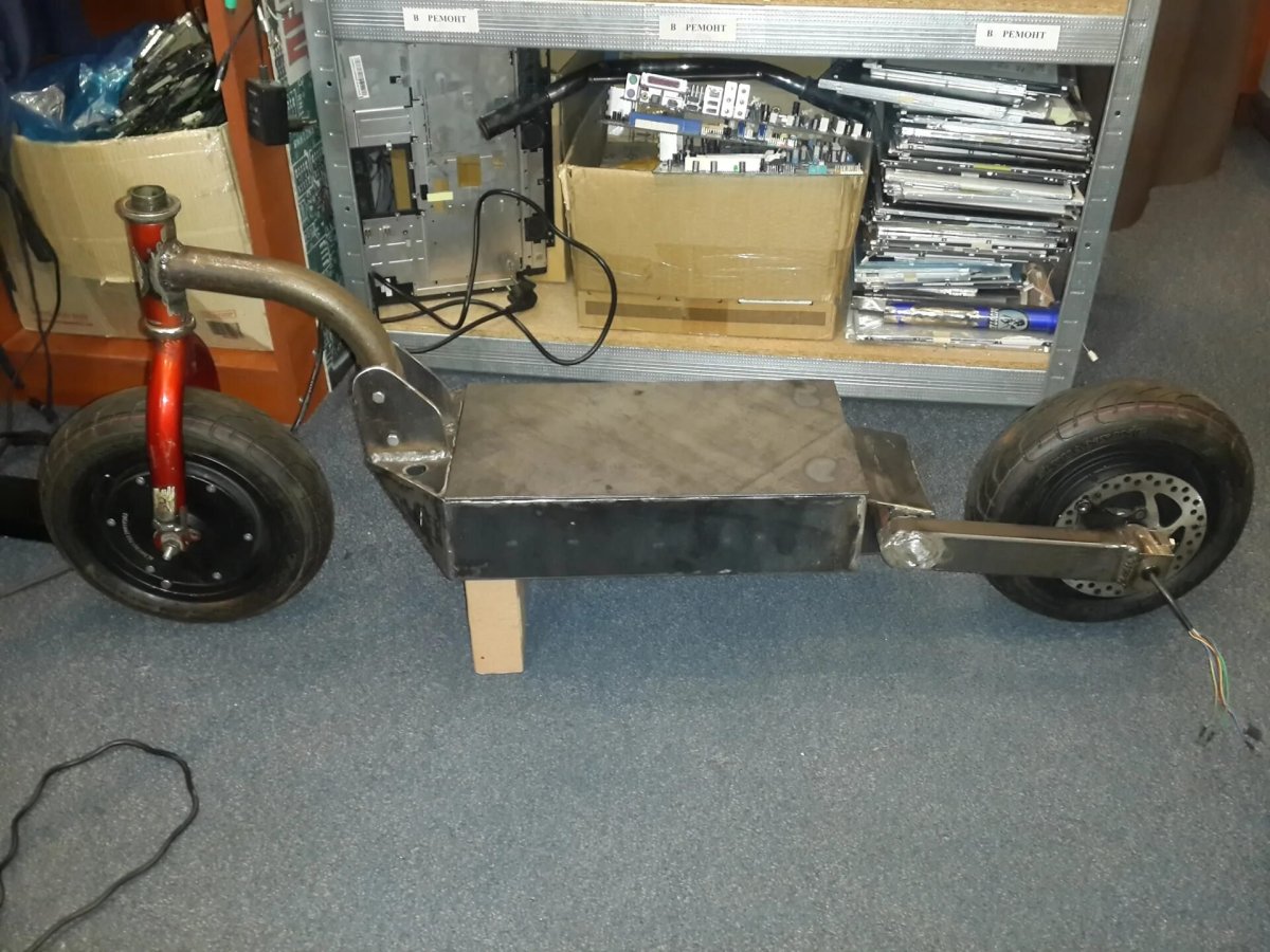 Электросамокат самоделки