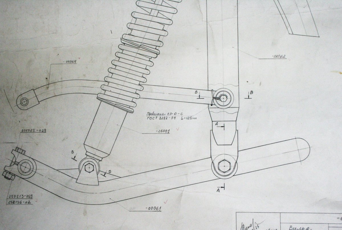Маятниковая вилка на мотоцикл Урал