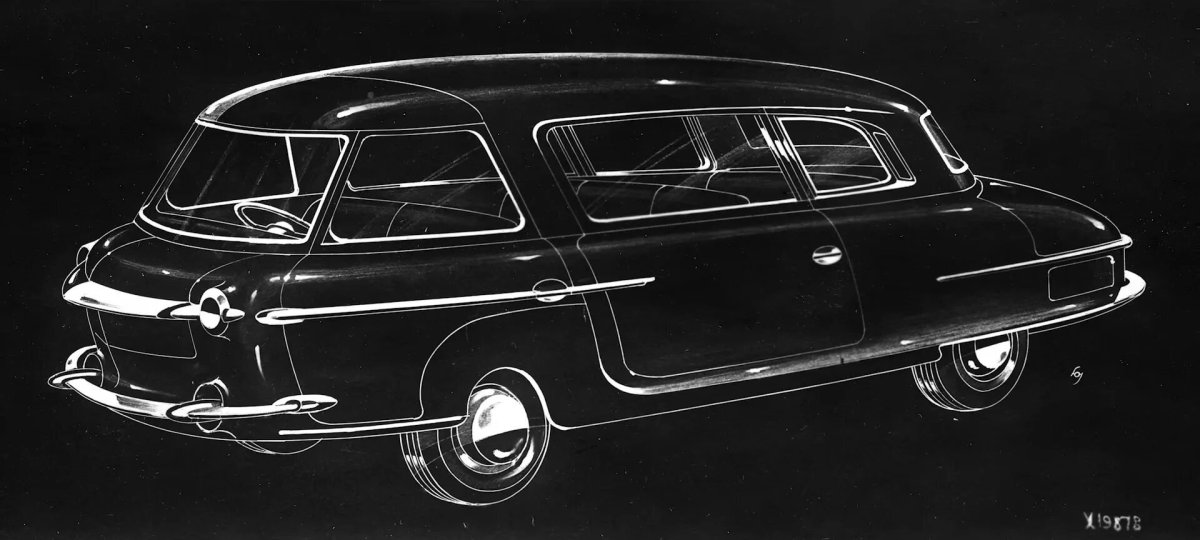 Рисунки автомобилей Юрия Долматовского