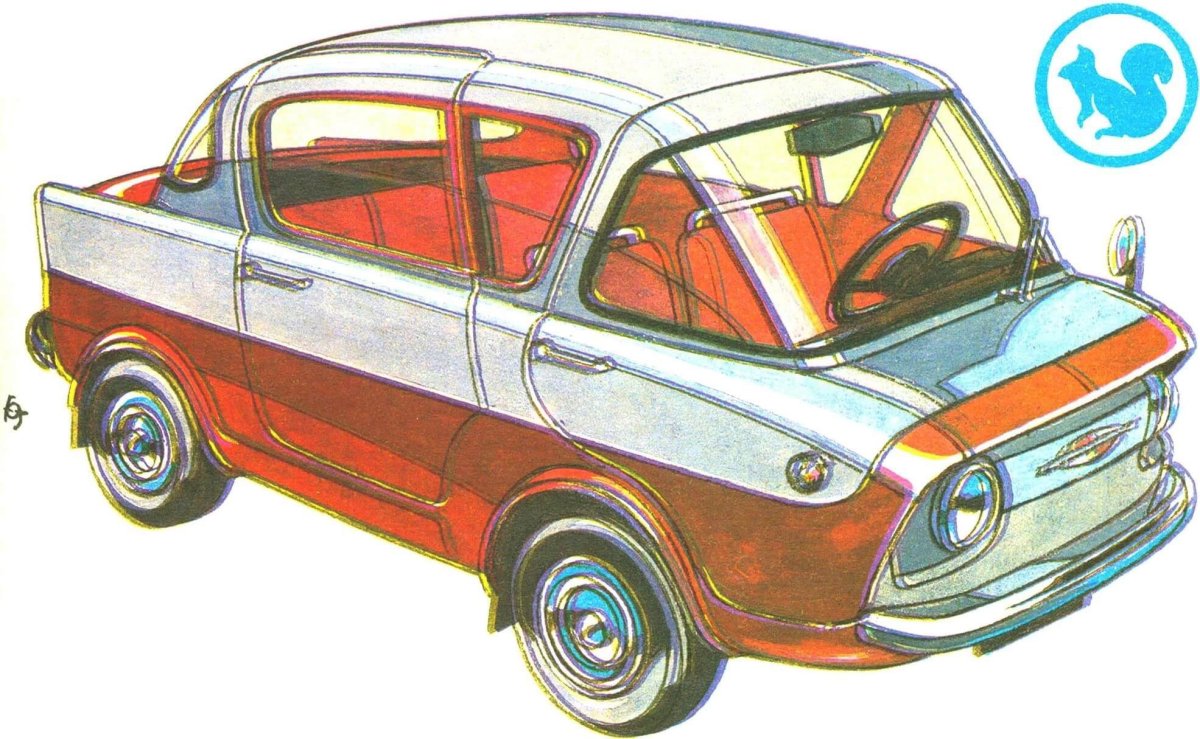 Рисунки автомобиля вагонной компоновки Долматовский