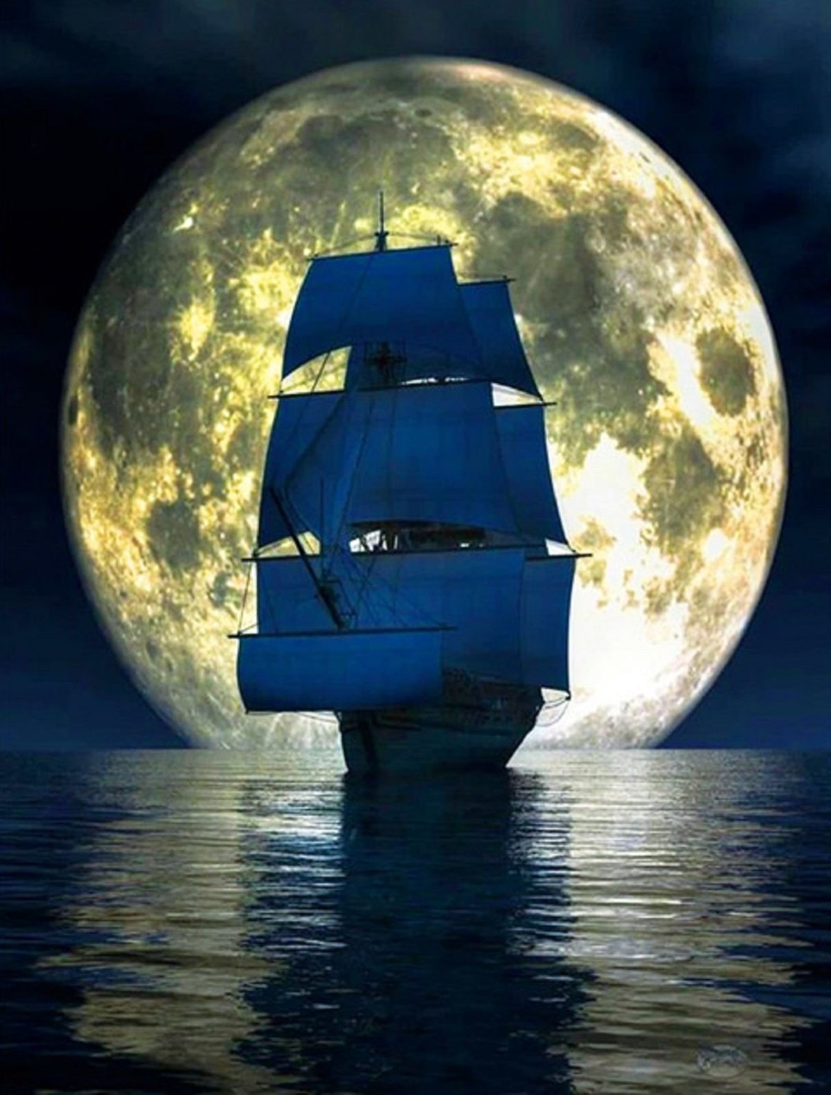 Красивый корабль