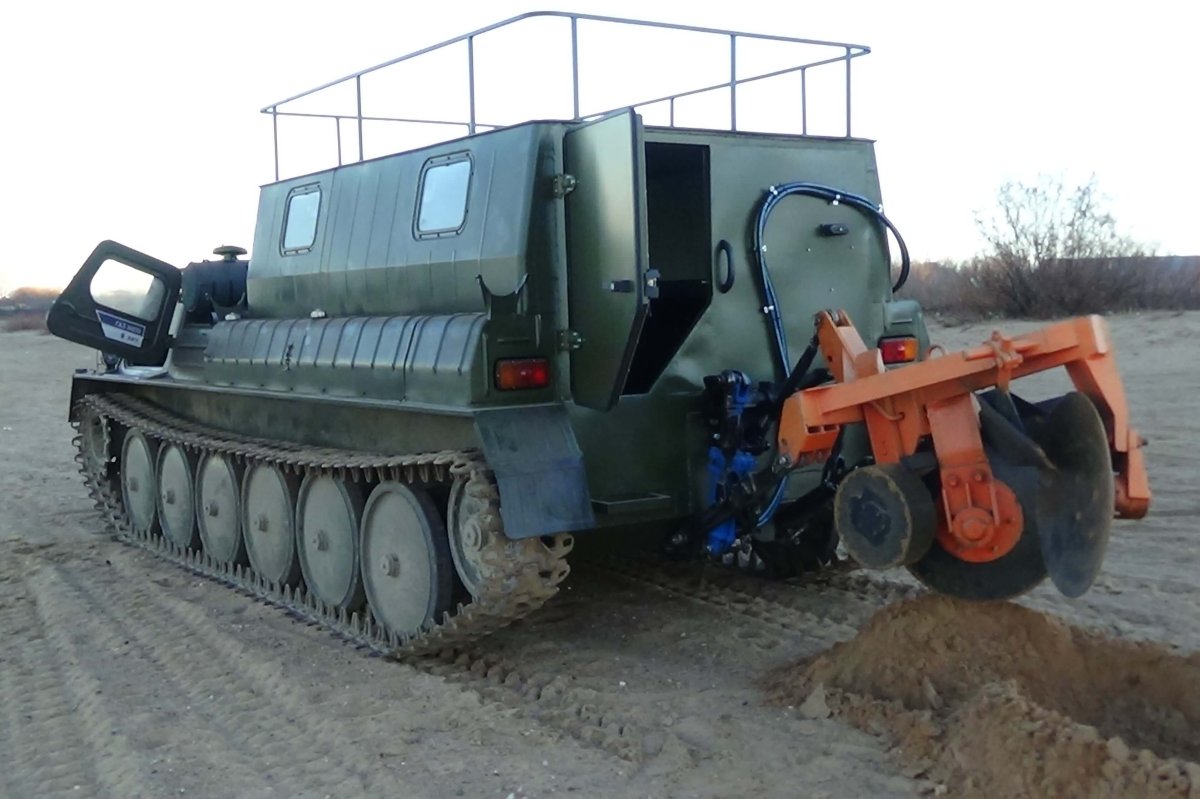 Плуг двухдисковый противопожарный ПДП-1.2