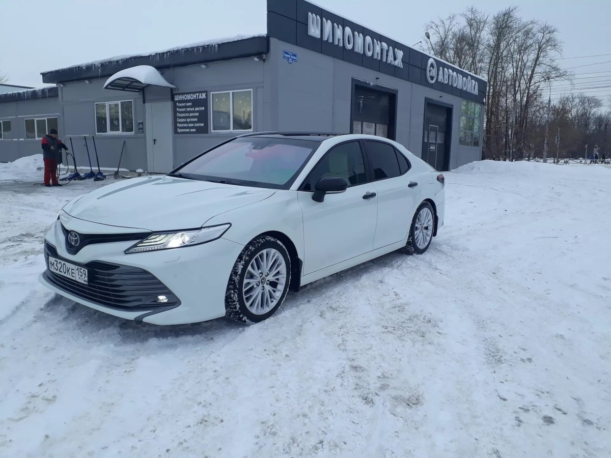 Toyota Camry xv70 зима