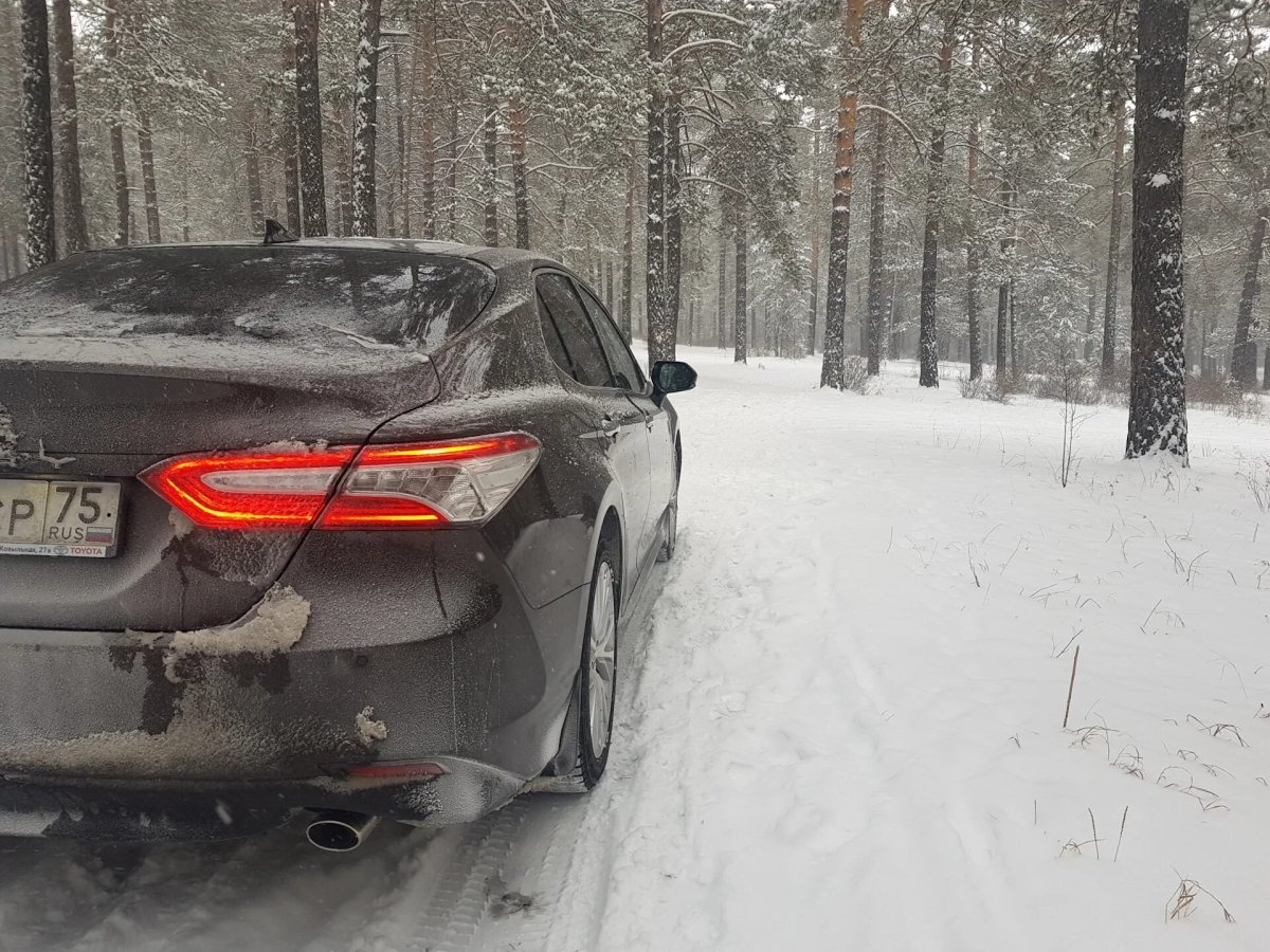 Toyota Camry xv70 зимой