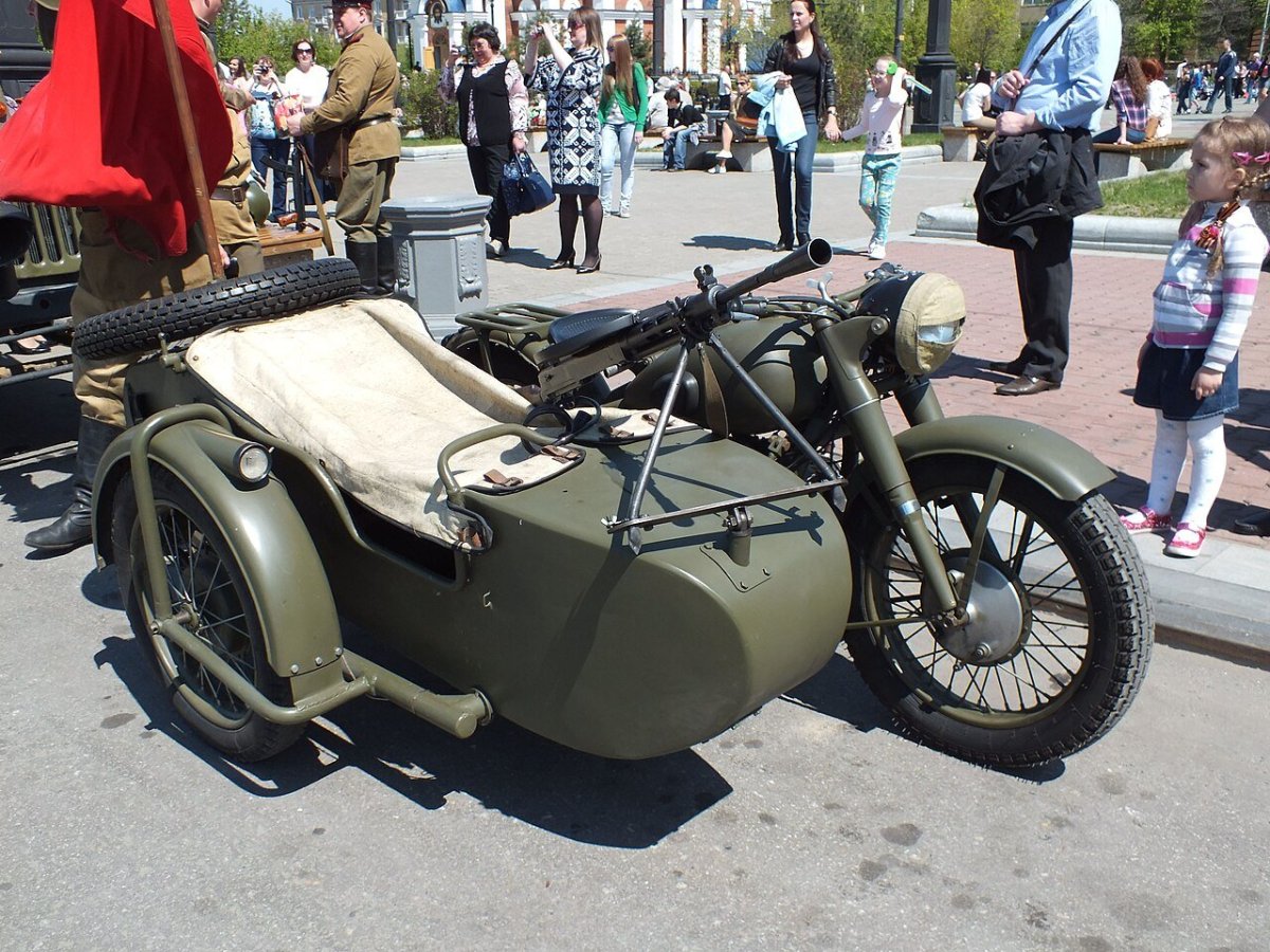 Военный мотоцикл Урал м72