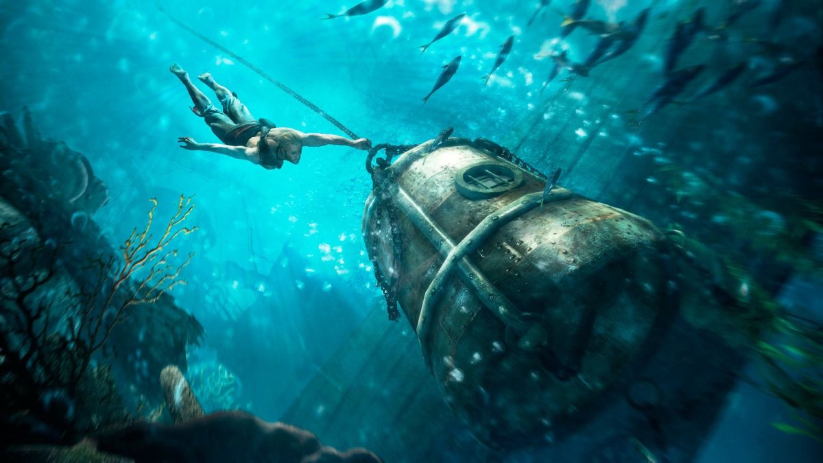 Затонувший корабль Assassins Creed 4