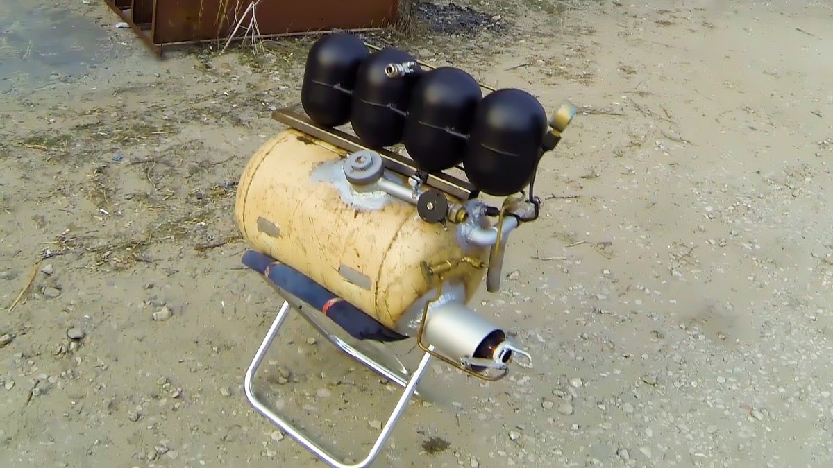 Паровой мотоцикл своими руками