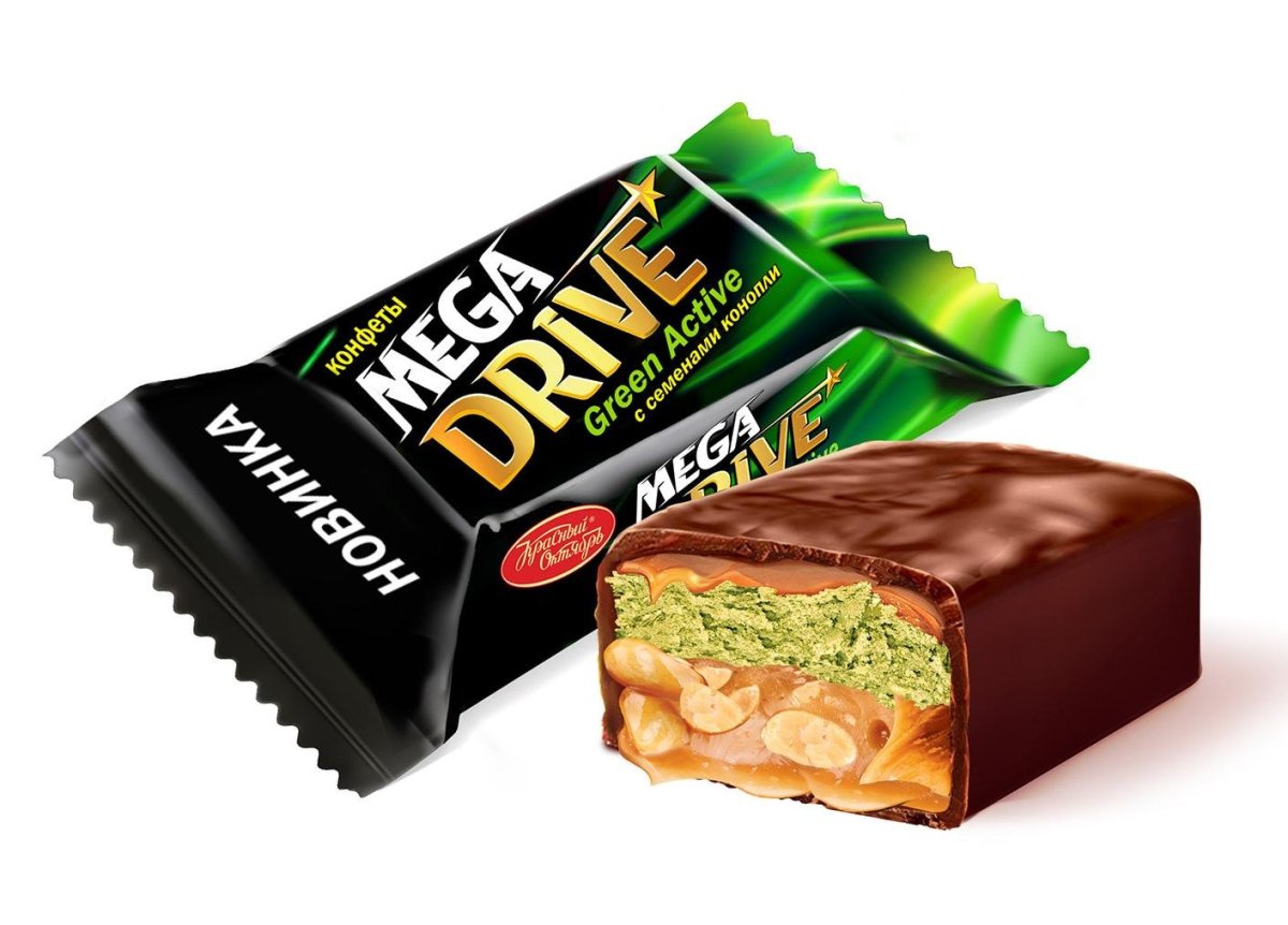 Mega Drive Green Active конфеты