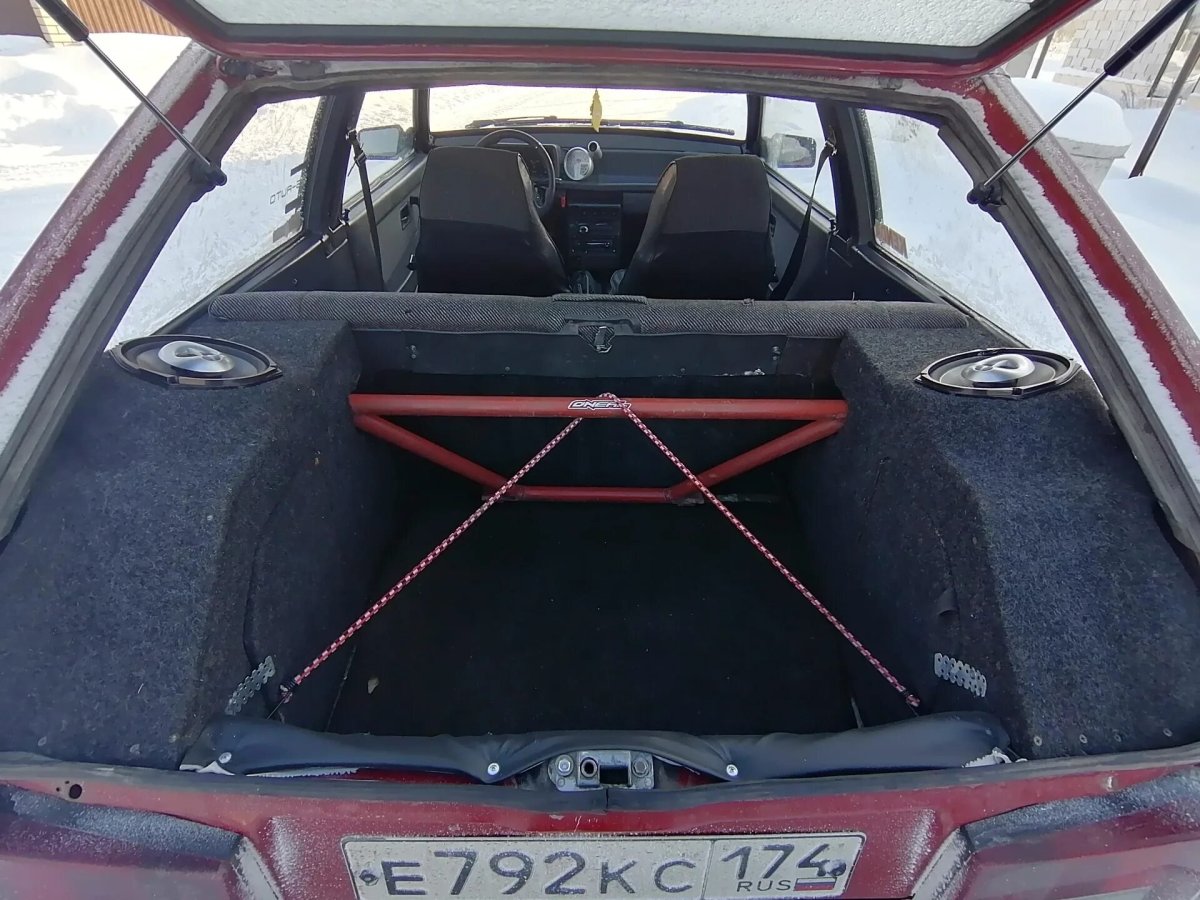 Габариты багажника ВАЗ 2108