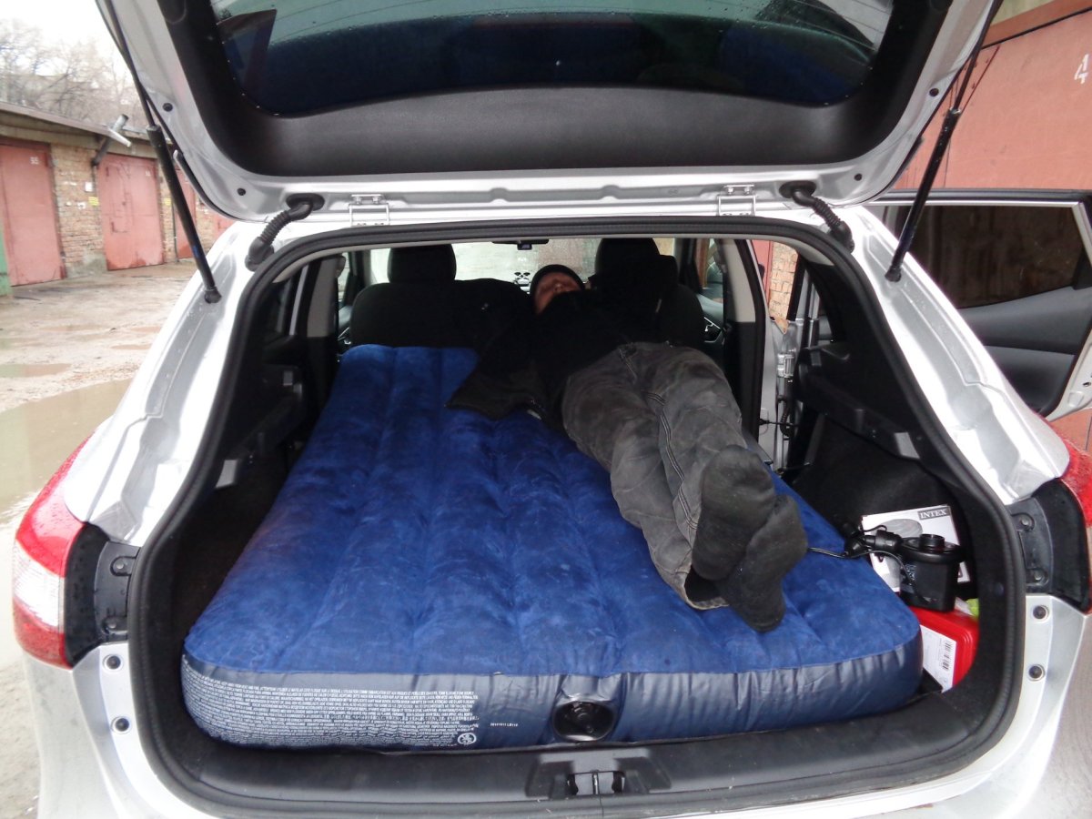 Ниссан Кашкай 2 спальное место